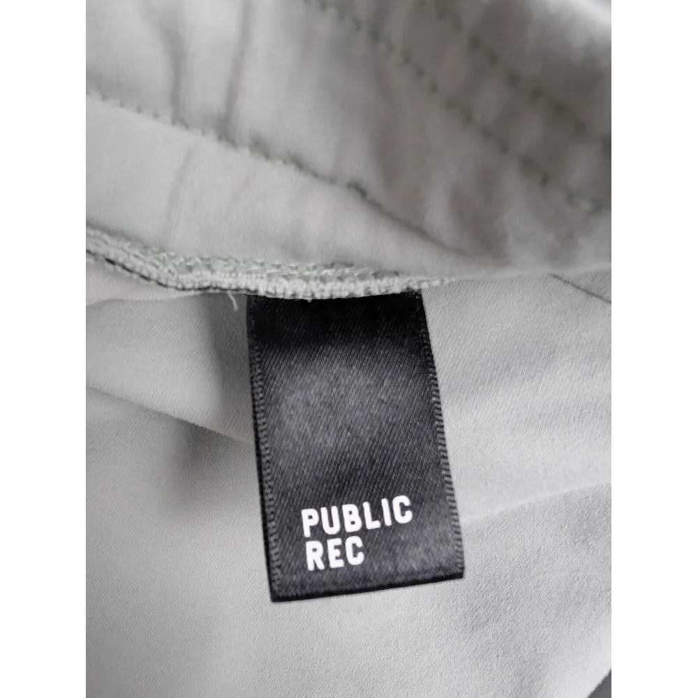Public Rec Daymaker All Day Everyday Pants Mens 40/32 Gray Drawstring Performanc